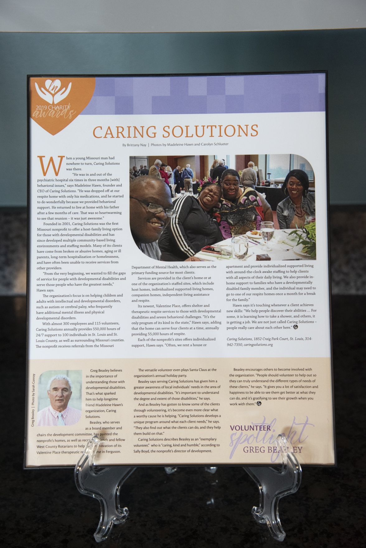 Ladue News 2019 Charity Awards